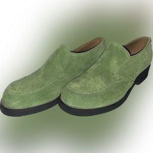 Hush Puppies Green Loafers Size 8/39